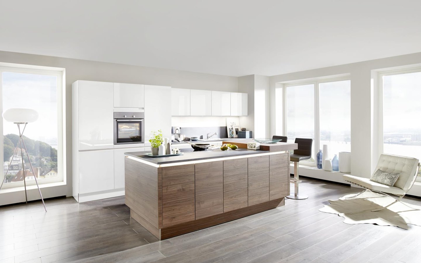 Artwood Nussbaum Royal Nova Lack Weiss