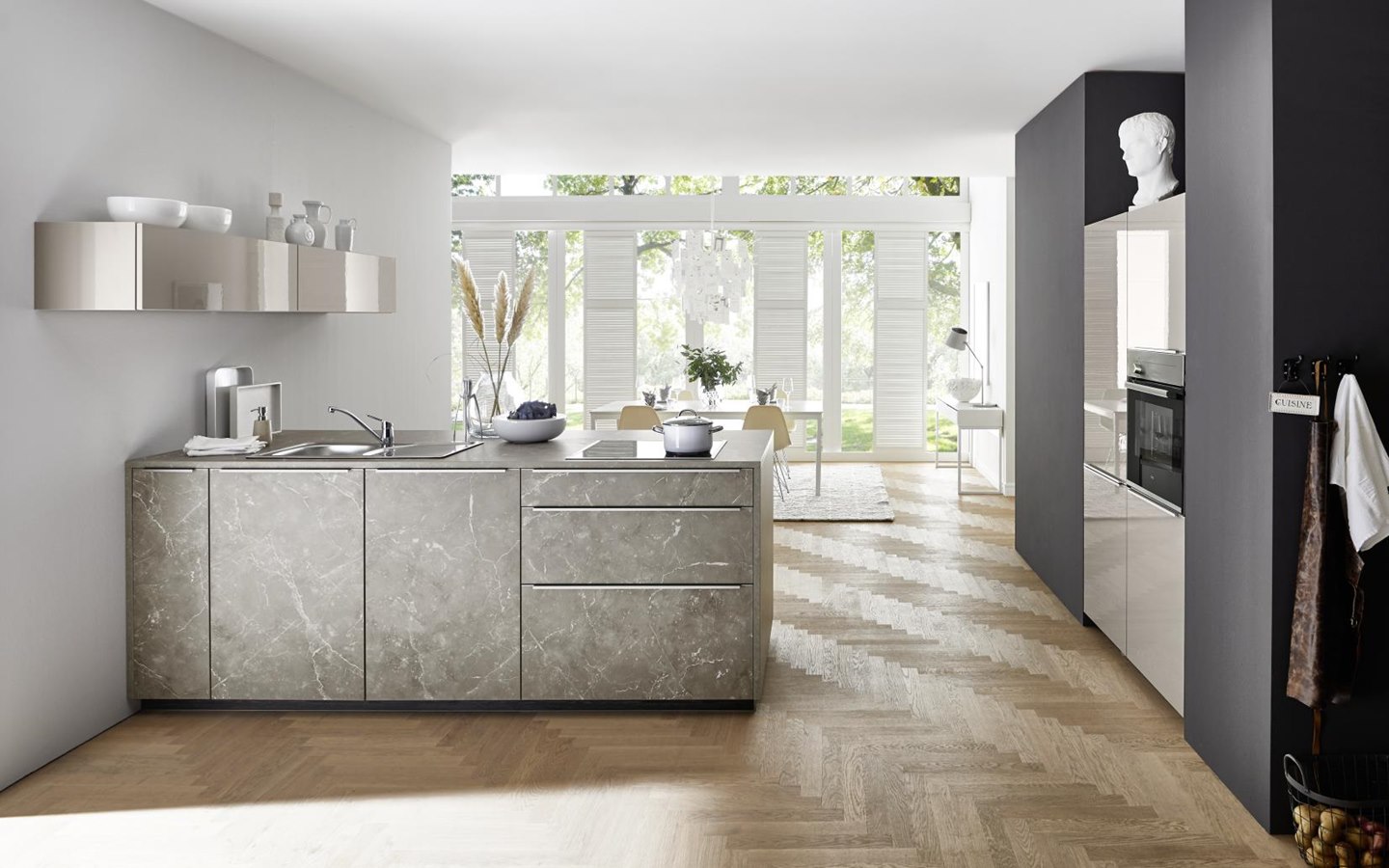 Manhattan Marmor grau Lux Lava