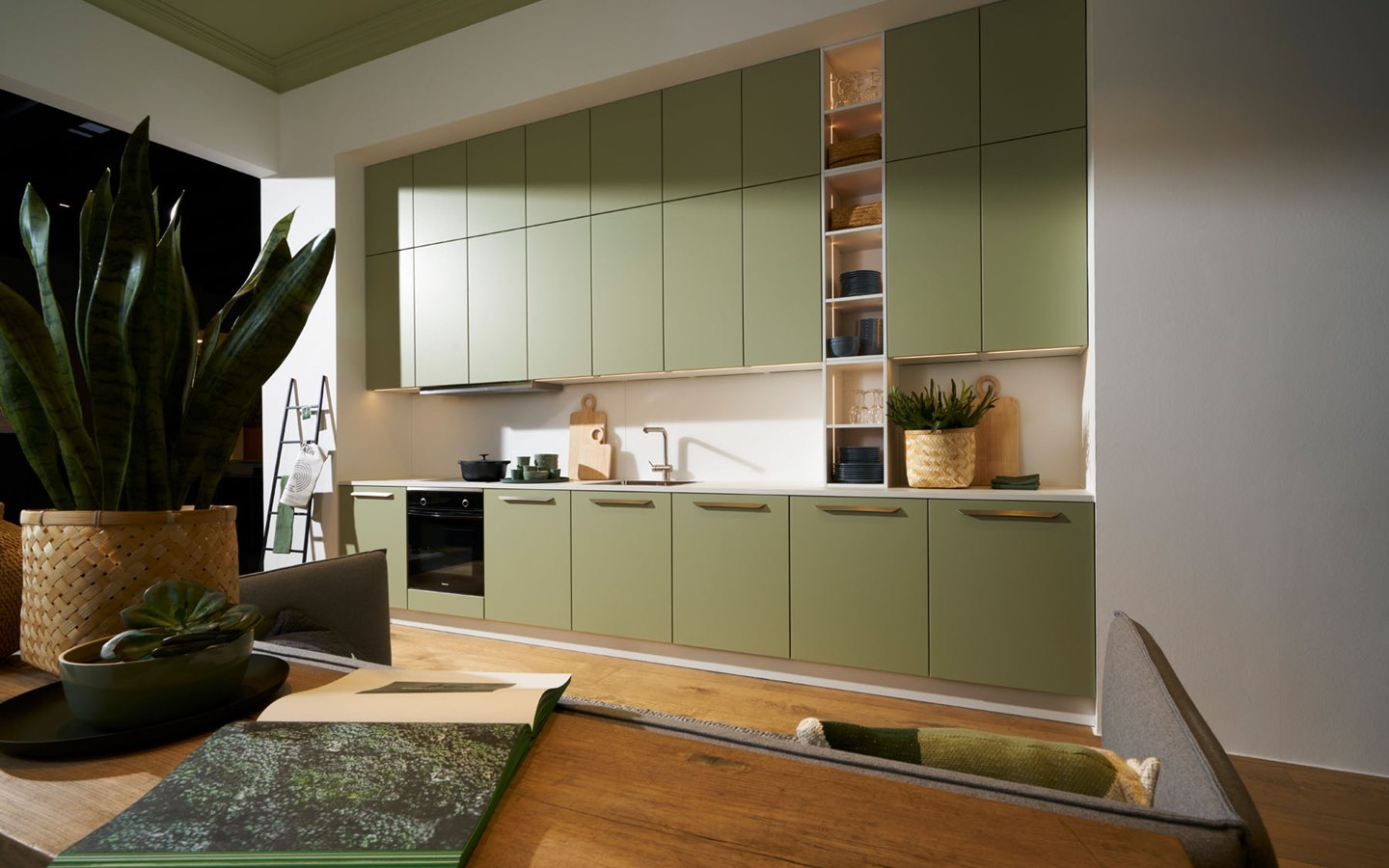 Nolte Küchen SOFT LACK Avocado softmatt Header