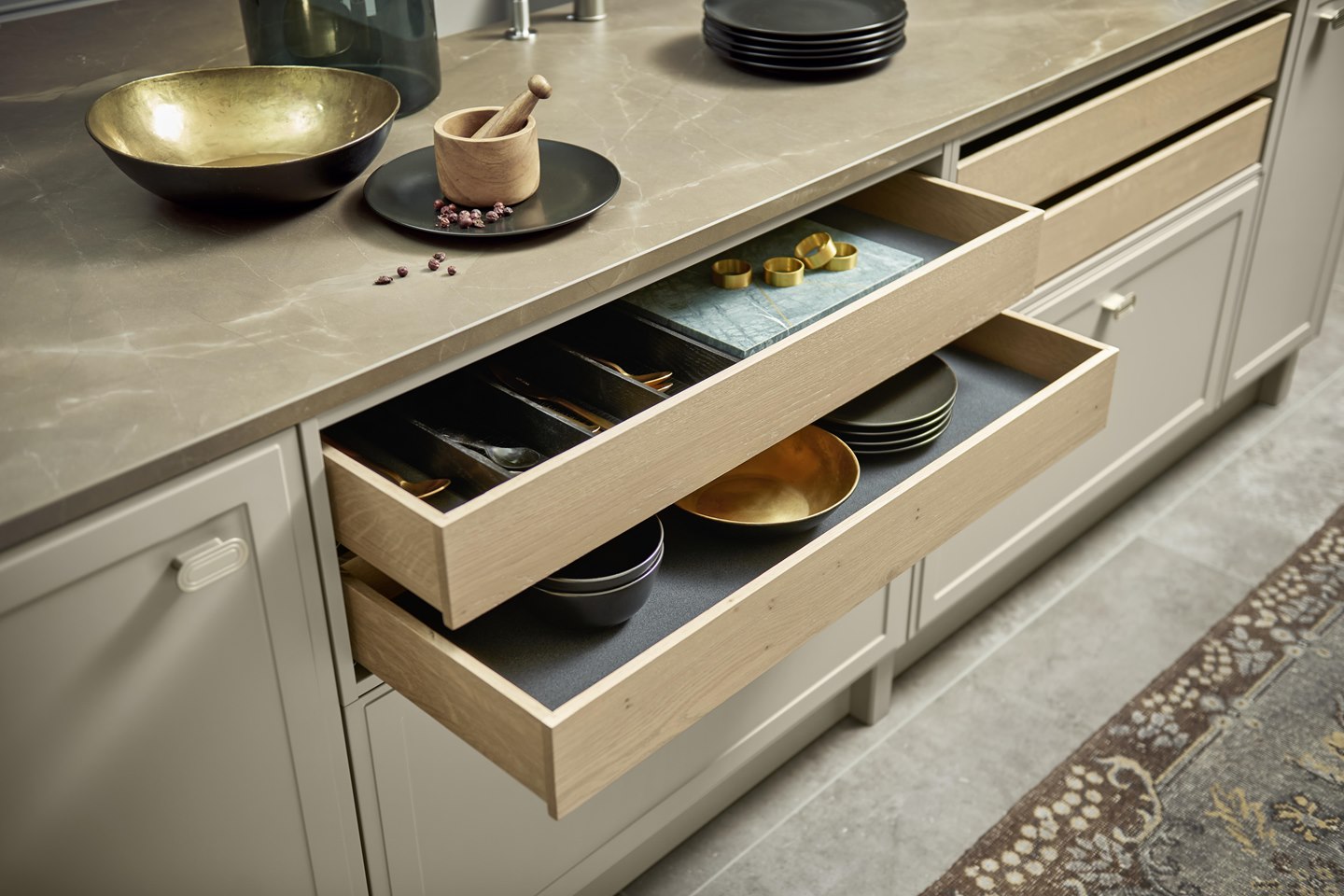 Twice the style with a kitchen island