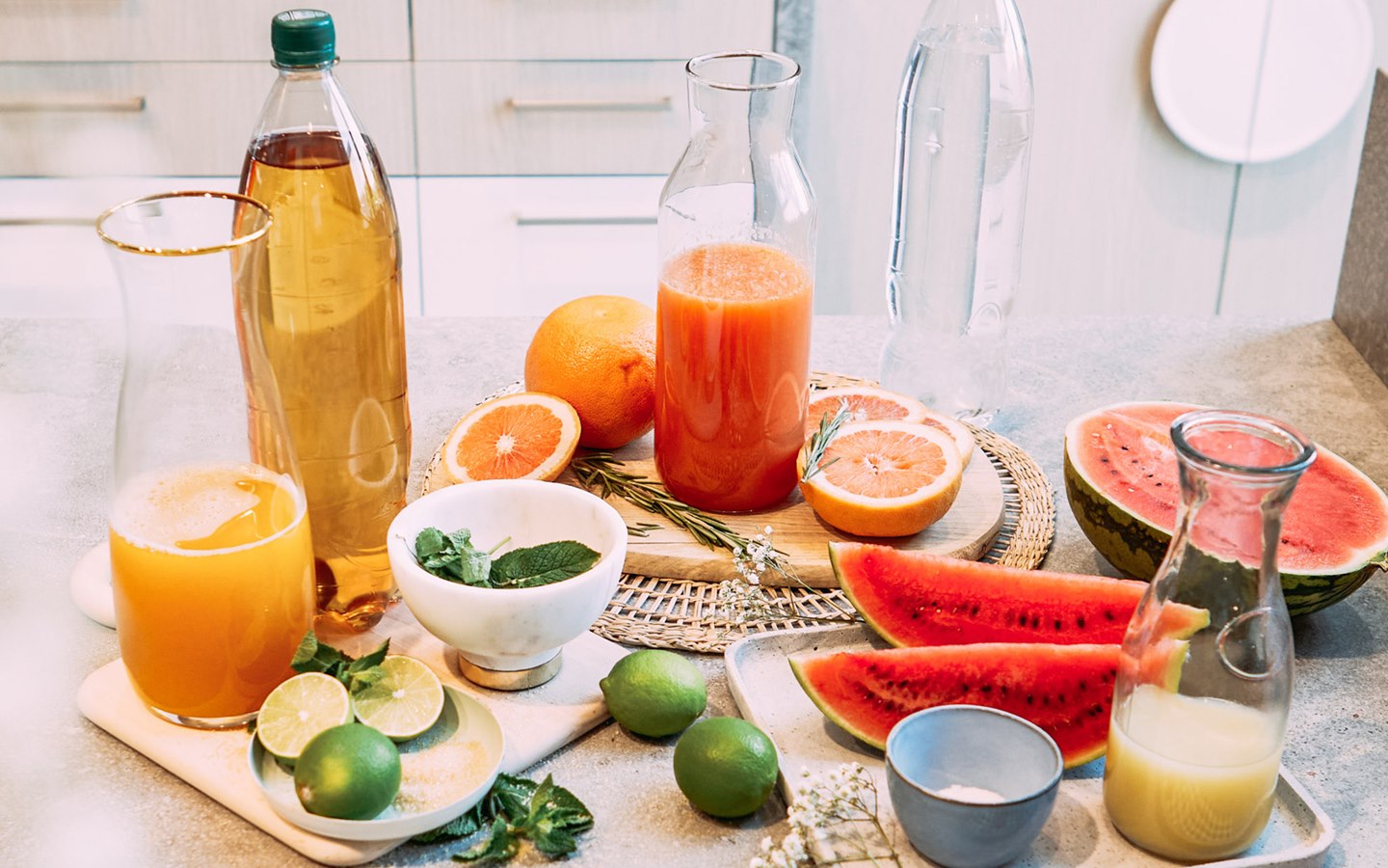 Refreshing summer cocktails