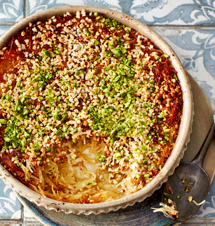 Nolte Blog Recipe Sweet cheese pastry knafeh